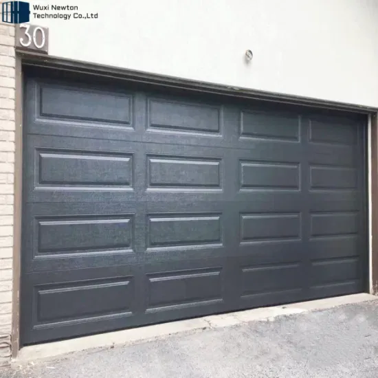 Factory Direct Sale Modern Design Best Price Remote Control Automatic Overhead Sectional Garage Door with Motor