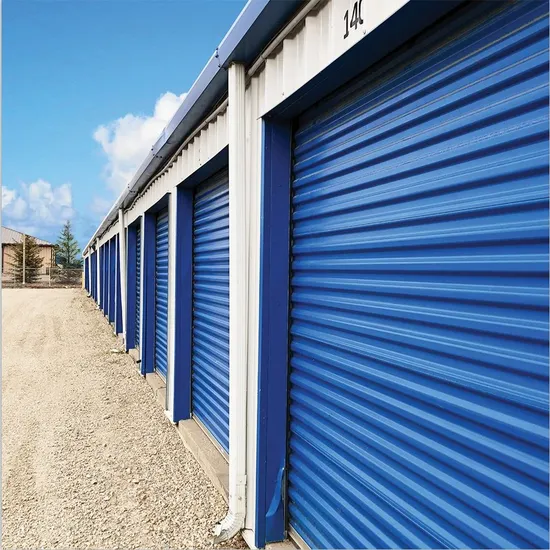 Factory Customized Wholesale High Quality Good Price Reliable Heavy Duty Durable Manual Lift Container Use Self Storage Galvanized Steel Roll up Doors